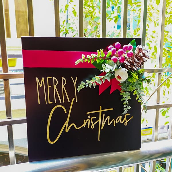 trang trí cửa noel đẹp