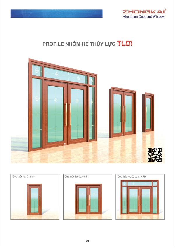 Catalogue mặt cắt nhôm hệ thủy lực của Zhongkai