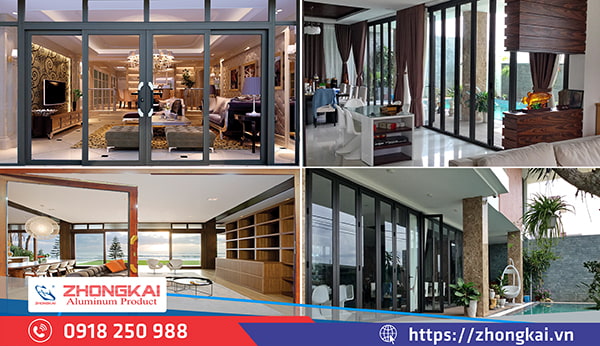 zhongkai thi công nhiều, cung cấp nhôm hệ cho công trình tại Thái Bình