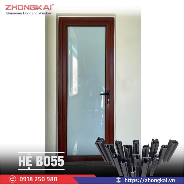 mẫu cửa nhôm hệ 55 đẹp nhất