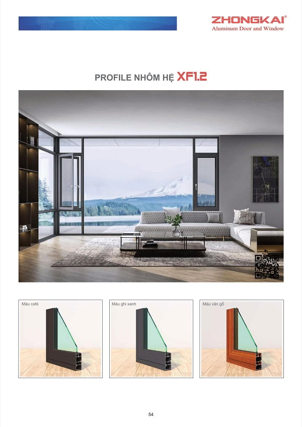 Catalogue Mặt Cắt Nhôm Xingfa 1.2 Của Zhongkai