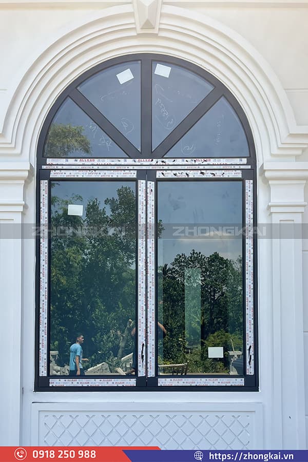 Mẫu Cửa Nhôm 2 Cánh Hệ 55 Đẹp Nhất