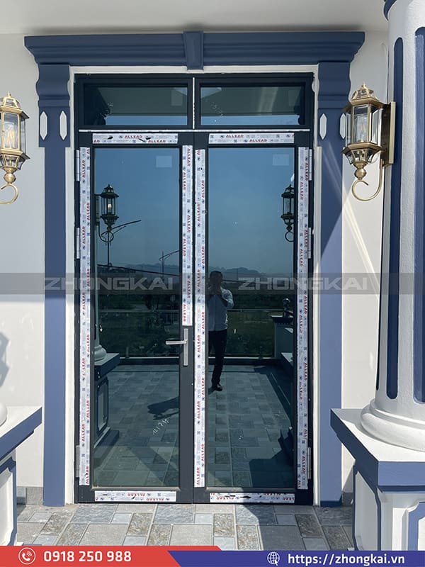 Mẫu Cửa Nhôm 2 Cánh Hệ 55 Đẹp Nhất 2024
