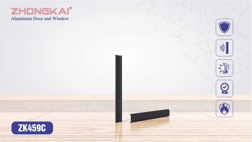 thanh nhôm hệ Thanh trượt PK ZK459C