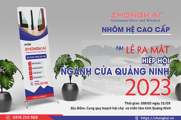 ZHONGKAI ĐỒNG HÀNH CÙNG SỰ KIỆN THÀNH LẬP HIỆP HỘI CỬA VIỆT NAM TỈNH QUẢNG NINH