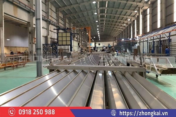 Mẫu Và Báo Giá Nhôm Hệ 55 Vát Cạnh Mới Nhất Của Zhongkai