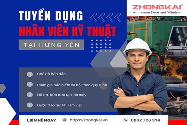 ZHONGKAI VIỆT NAM TUYỂN DỤNG QUẢN CHẾ KHUÔN