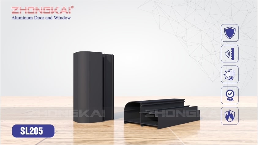 Khung cửa đi - cửa sổ bản kép SL205