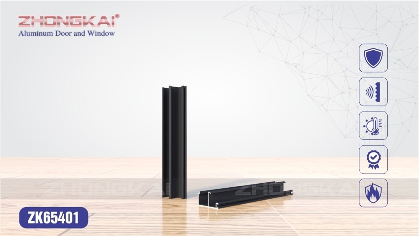 Nẹp kính đơn cánh cửa đi cửa sổ SK65401
