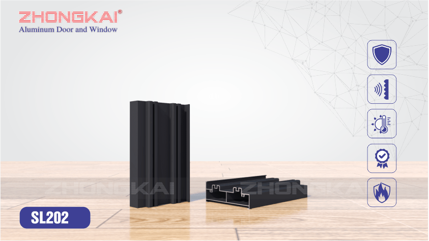 Khung dưới cửa sổ 2 ray SL0202