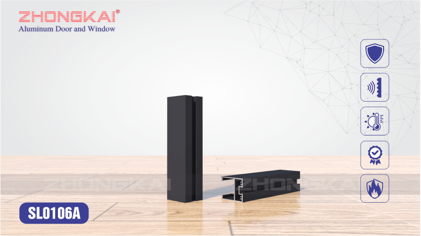 Ngang dưới cửa sổ có gioăng SL0106A