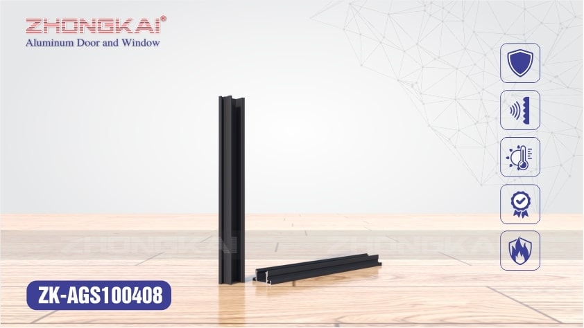 Hèm giữa cửa 2 cánh ZK-AGS100408