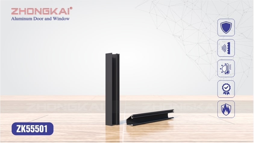 Nẹp kính cửa ZK55501