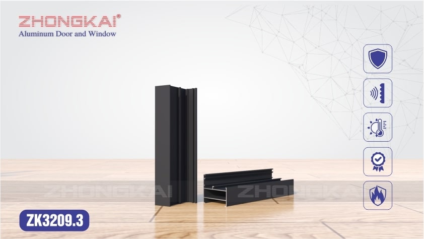 Khung bao vách cố định trơn CE3209.3